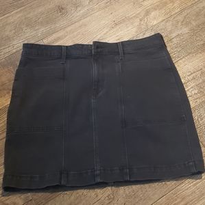 Old Navy Black Denim Skirt